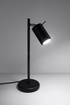 Desk lamp RING black + 1x LED bulb GU-10 4000K Cool White 7W 630lm