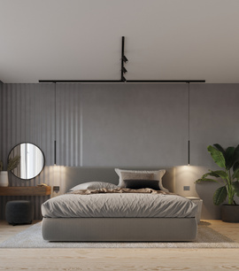 RING black GU10 3000K 7W 510lm