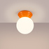 Ceiling lamp ZORI orange IP44