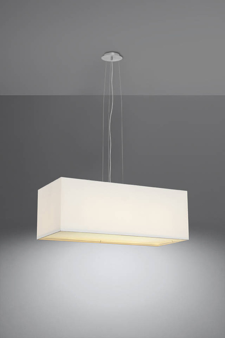 Chandelier SANTA BIS 80 white + 3x LED Bulb E27 3000K Warm 7.5W 620lm