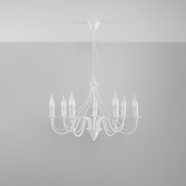 Chandelier MINERWA 7 white