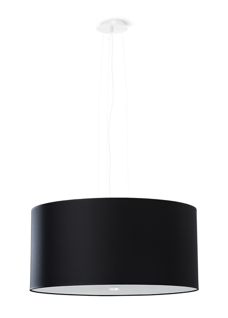 Chandelier OTTO 50 black + 5x LED Bulb E27 3000K Warm 7.5W 620lm