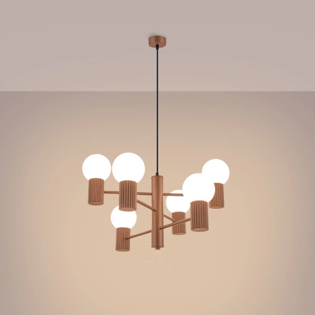 Chandelier HALO 6 mocha