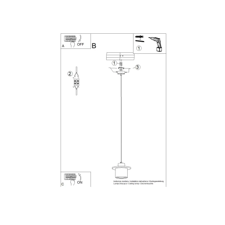 Pendant lamp MAB concrete