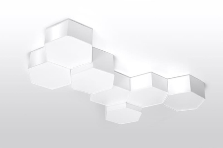 Ceiling lamp SUNDE 13 white + 2x LED Light Bulb E27 3000K Warm White 7.5W 620lm