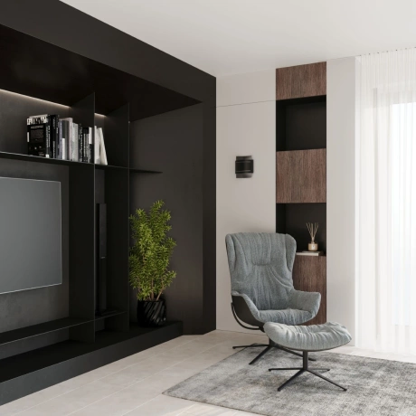 Wall lamp HESTIA black