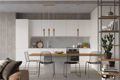 Hanging lamp ZANE 3 grey + 3x LED Bulb GU-10 3000K Warm White 7W 620lm