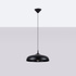 Ceiling lamp GINA black + 1x LED Bulb E27 4000K Cool White 7.5W 690lm