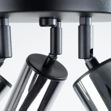 Ceiling lamp WINX 3P black/chrome