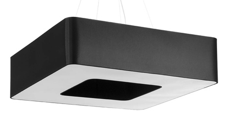 Chandelier URANO 80 black + 8x LED Bulb E27 4000K Cool White 7.5W 650lm