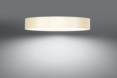 Ceiling lamp SKALA 90 white + 6x LED Bulb E27 4000K Cool White 7.5W 650lm