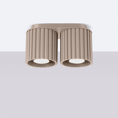 Ceiling lamp AURA 2 taupe GU10