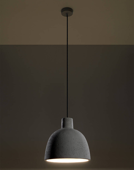 Hanging lamp DAMASO + 1x LED Bulb E27 4000K Cool White 7.5W 650lm