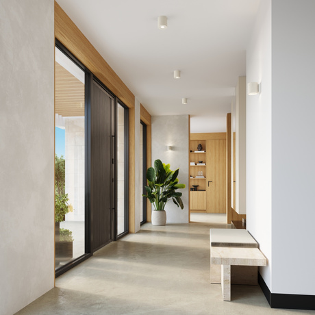 Wall lamp ORBIS concrete beige