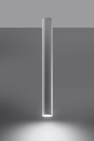 Ceiling lamp LAGOS 60 white + 1x LED Bulb GU-10 4000K Cool White 7W 630lm