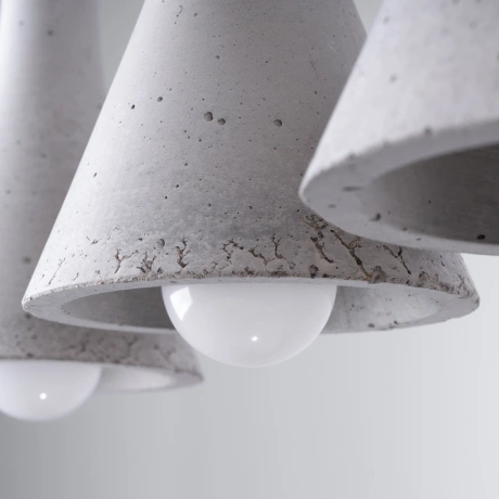 Pendant lamp REA 3L concrete