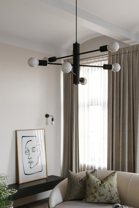 Chandelier DUOMO 3M + 3x LED Bulb E27 4000K Cool White 7.5W 650lm