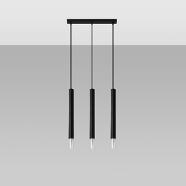 Pendant lamp WEZYR 3 black