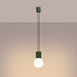 Pendant lamp HALO 1 olive green