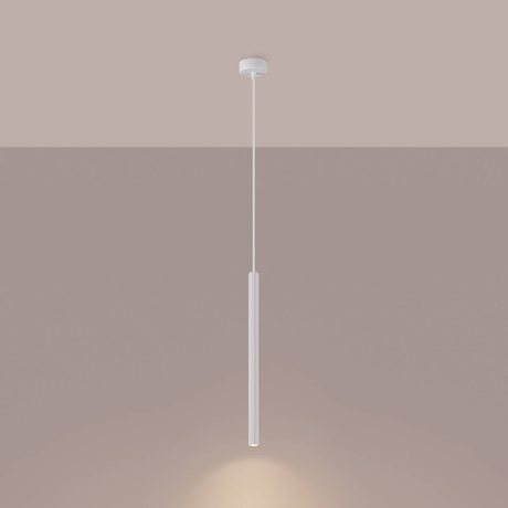 Pendant lamp ARCHE 1 white + 1x LED Bulb G9 3000K Warm 4.5W 450lm