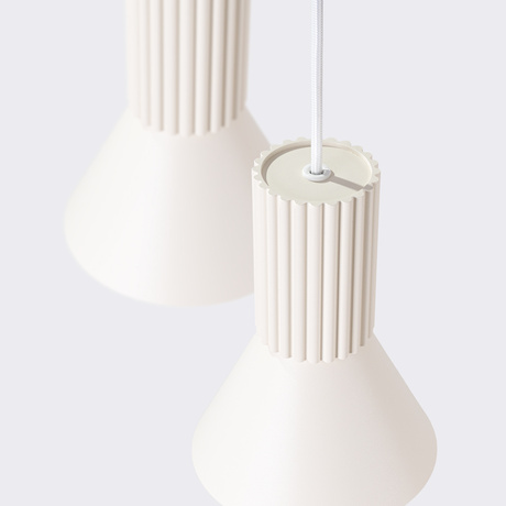 Pendant lamp ESTRIA 3P beige