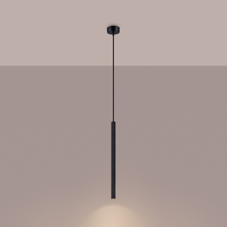 ARCHE 1 black hanging lamp + 1x G9 LED Bulb 4000K Cool White 4.5W 460lm