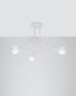 Chandelier SUPEŁ 3 white + 3X LED Bulb E27 3000K 7W 760lm