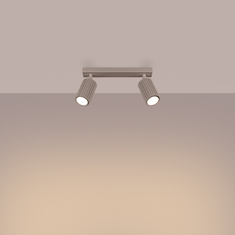 Wall lamp KARBON taupe