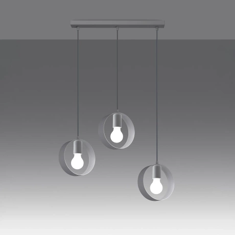 Pendant lamp TITRAN 3 biała