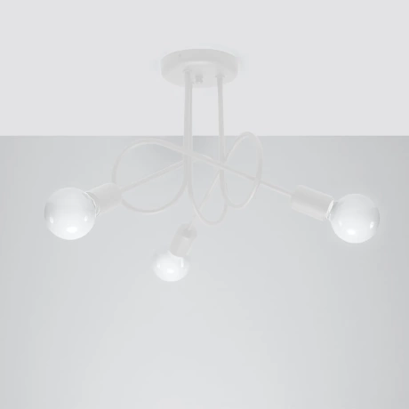 Chandelier LOOP 3 white
