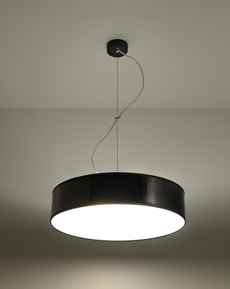 Ceiling lamp ARENA 45 BLACK + 3x LED Bulb E27 4000K Cool White 7.5W 650lm