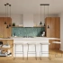Pendant lamp TALEJA 3 black [E27]