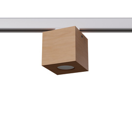 Ceiling lamp QUAD natural wood GU10 #W