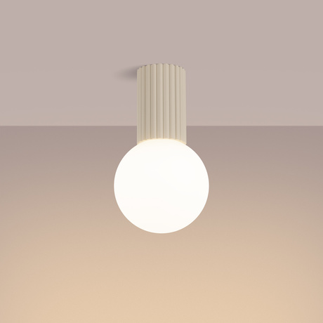Ceiling lamp HALO beige IP44