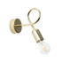 Wall lamp SUPEŁ glossy gold + 1X LED Bulb E27 4000K Cool White 7.5W 690lm