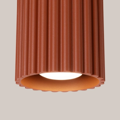 Ceiling lamp AURA 1 red ochra GU10