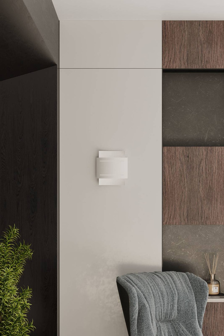 Wall lamp HESTIA white + 1x LED Bulb G9 3000K Warm 4.5W 510lm