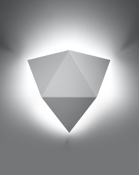 Wall lamp SOLIDO white + 1x LED Bulb G9 3000K Warm 4.5W 510lm