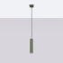 Pendant lamp KARBON 1 olive green