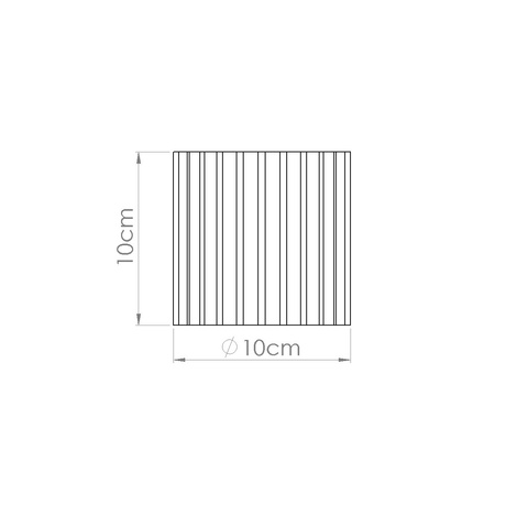 Ceiling lamp AURA 1 taupe GU10