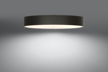 Ceiling lamp SKALA 90 black + 6x LED Bulb E27 3000K Warm 7.5W 620lm