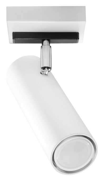 Ceiling lamp DIREZIONE 1 white + 1x LED bulb GU-10 4000K Cool White 7W 630lm