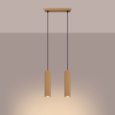 Pendant lamp KARBON 2 gold
