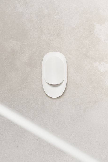 Wall lamp TEAR white + 1x LED Bulb G9 3000K Warm 4.5W 510lm