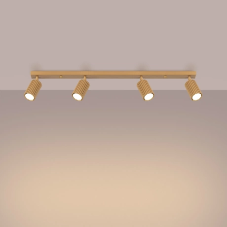 Ceiling lamp KARBON 4L gold