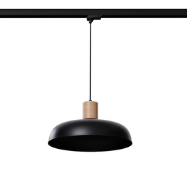 Pendant lamp INDY black E27 4000K 7,5W 690lm