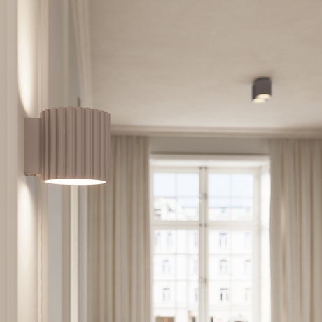 Wall lamp AURA taupe G9