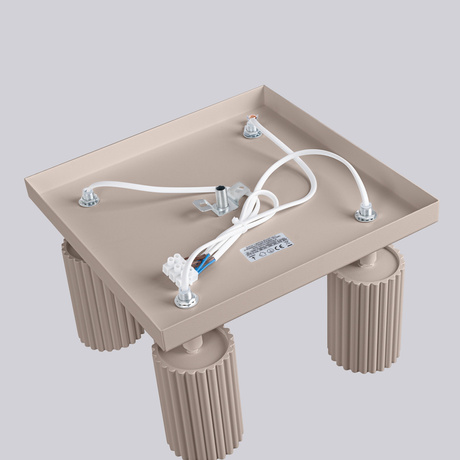 Ceiling lamp KARBON 3L taupe