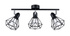 Ceiling lamp ARTEMIS 3 black + 3x LED Bulb E14 4000K Cool White 7.5W 680lm