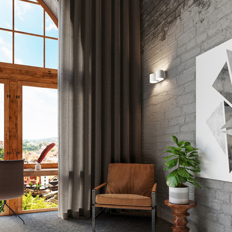 Wall lamp ORBIS 2 white + 2x LED Bulb G9 4000K Cool White 4.5W 530lm